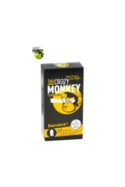 12 Préservatifs Crazy Monkey Banane