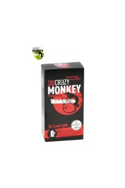 12 Préservatifs Crazy Monkey X-Large