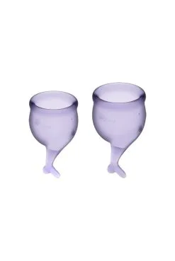 2 Coupes Menstruelles Satisfyer Lilas