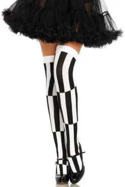 Bas Rectangles Noir Et Blanc