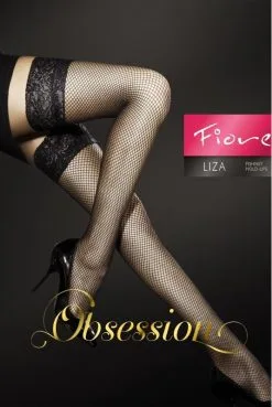 Bas Résille Sexy Chic Liza ROUGE Fiore