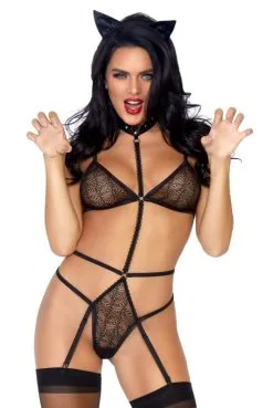 Body Jarretelles Petite Chatte Sexy