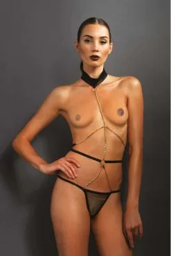Body Ouvert Fetish à Chaines Collection Kink Leg Avenue