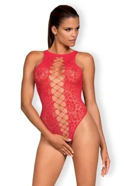 Body Ouvert Rouge Dos Ouvert