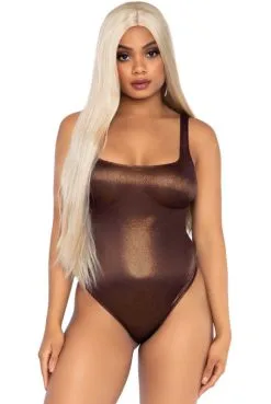 Body String Spandex Bronze