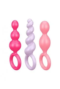 Coffret 3 Plugs Anal Satisfyer Couleur