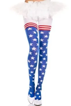 Collant Drapeau Américain UsA