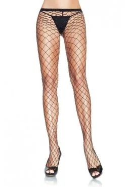 Collant Filet Résille Moyenne Lycra Lurex