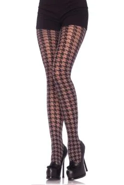 Collant Motif Pied De Poule Leg Avenue