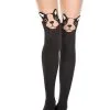 Collant Noir Chair Tête De Chien