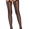 Collant Porte Jarretelles Bas Résille Couture