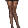 Collant Résille Effet Tressage