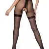 Collants Coquins Ouverts Noir