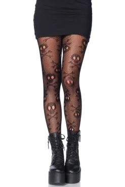 Collants Pirate Têtes De Mort