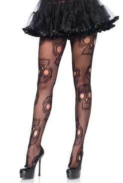 Collants Têtes De Morts Grande Taille