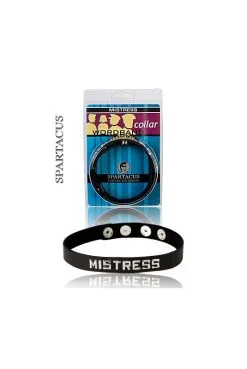 Collier Cuir Dominatrice Mistress