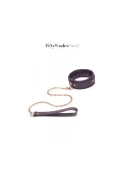 Collier Et Laisse Cuir 50 Nuances De Grey Fifty Shades Freed