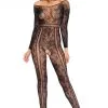 Combinaison BodyStocking Ouverte Vintage