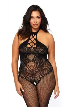 Combinaison Grande Taille Sexy Chic Ouverte