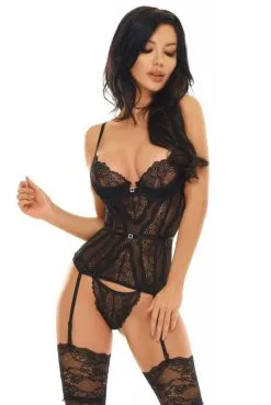 Corset Noir Ravenna Beauty Night