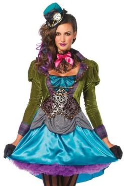 Costume Chapelière Folle Élégante