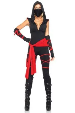 Costume Déguisement Femme Ninja 5 Pièces By Leg Avenue