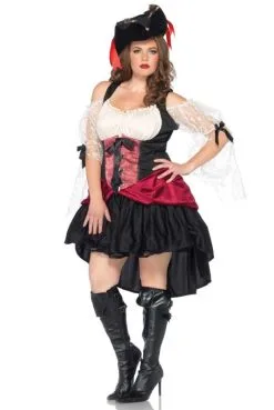 Costume Déguisement Grande Taille Pirate Sexy Leg Avenue