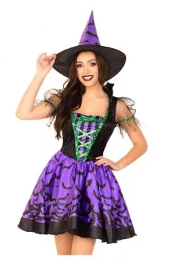 Costume Sorcière Sexy Chauve Souris