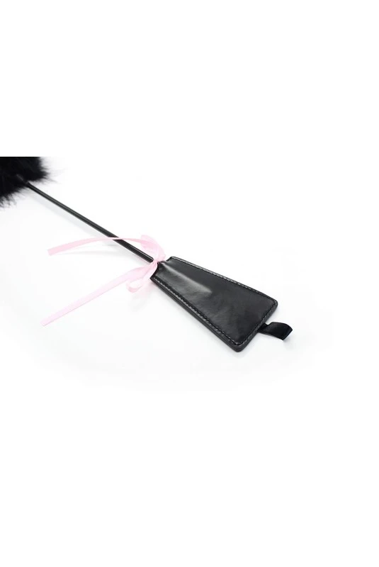 Cravache Double Caresse Noire 49 Cm – Image 2