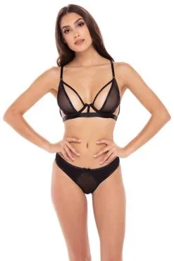 Ensemble 2 Pièces Noirs Strappy