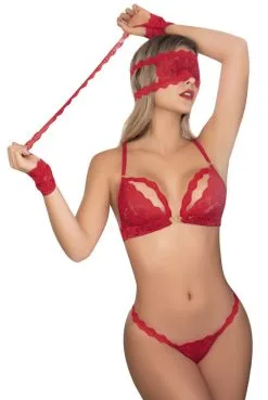 Ensemble Lingerie Soumise 4 Pièces Mapalé Espiral