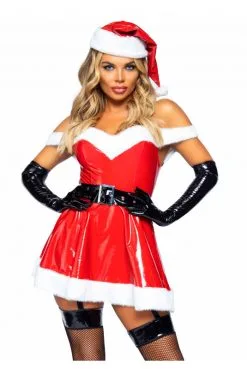 Ensemble Robe Et Bonnet De Mère Noël