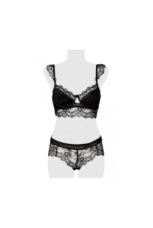 Ensemble Sexy Chic Culotte Shorty Et Balconnet Dentelle – Image 4