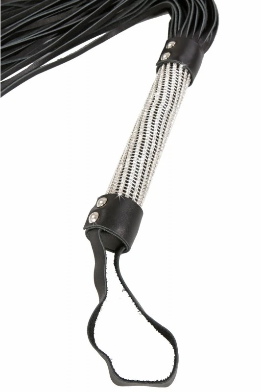 Fouet Noir Manche Strass – Image 4