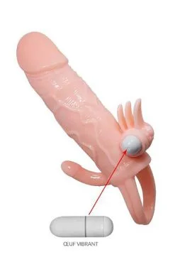 Gaine Pénis Vibrante Chair