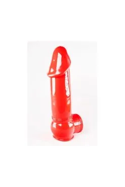 Gaine Prolongateur De Pénis Semi Réaliste Rouge 19x4,5 Cm