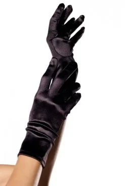 Gants Cérémonies Courts En Satin 3 Coloris