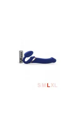 Gode Ceinture Anatomique Multi Orgasm Bleu Nuit L