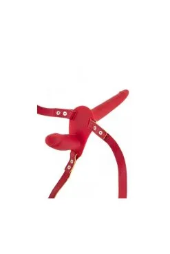 Gode Ceinture Double Rouge