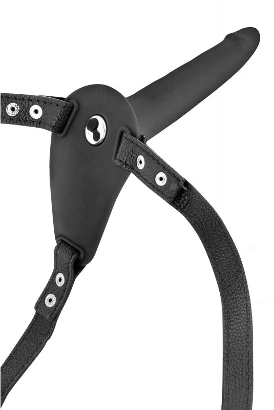 Gode Ceinture Vibrant Noir USB – Image 2