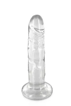 Gode Dong Jelly Transparent Ventouse 18cm