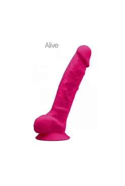 Gode Double Densité Adam 19 Cm Rose