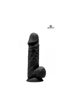 Gode Double Densité Noir 21,5 Cm