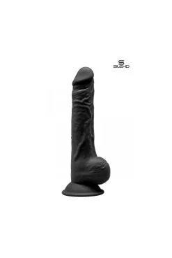 Gode Double Densité Noir 23,5 Cm