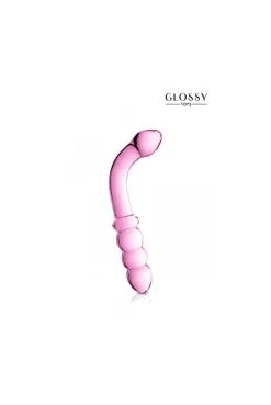 Gode En Verre Glossy Toys N° 8 Rose