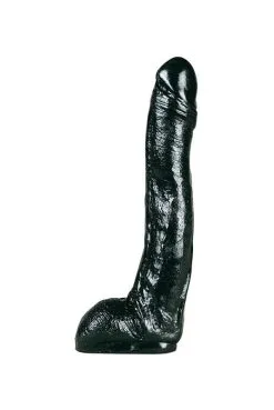 Gode Géant Pénis Long Noir 28,5 Cm X 5,5 Cm