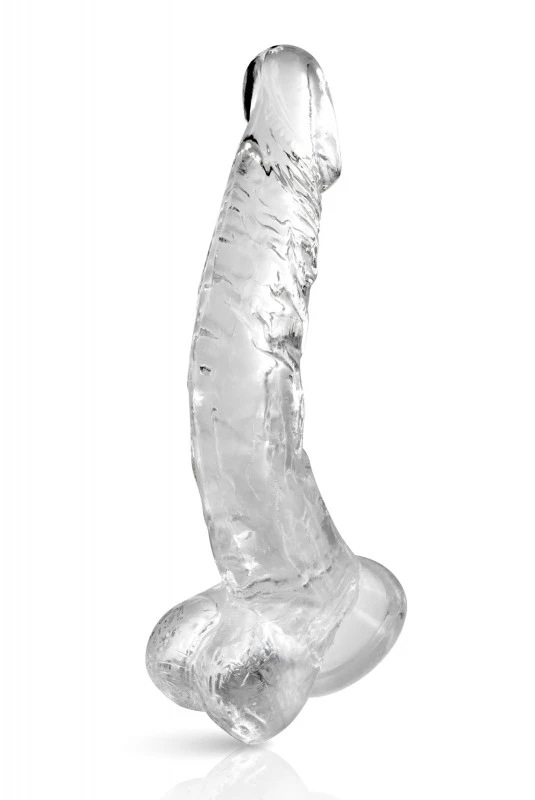 Gode Jelly Courbe Transparent Ventouse XL 22cm – Image 2