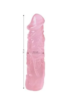 Gode Jelly Venus Rose 19 X 4,5 Cm