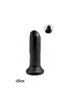Gode Noir 17,5 Cm Prépuce King Cock
