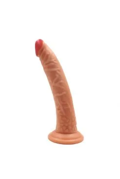 Gode Ventouse Réaliste Chair 21 X 3.4 Cm